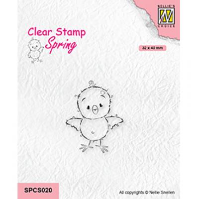 Nellies Choice Clear Stamp - Chickies - Learn To Fly